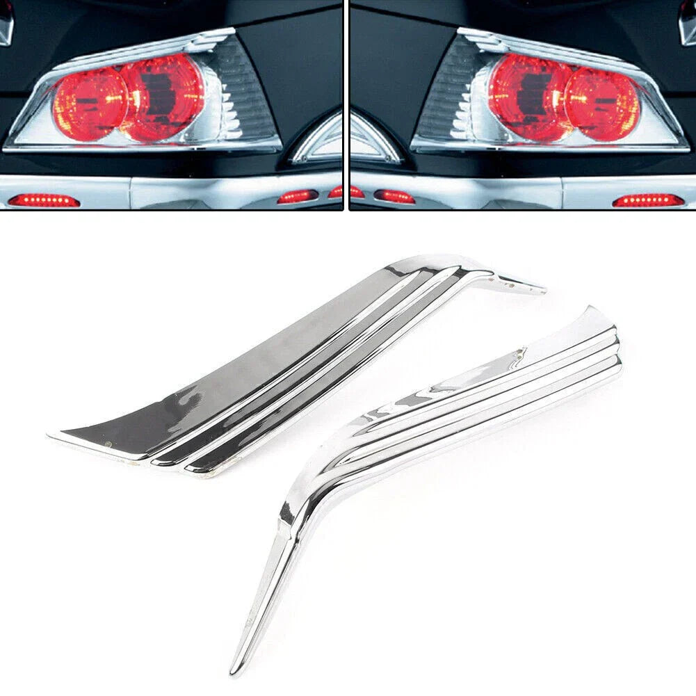 Chrome Tail Light Trim Accent for Honda Goldwing 1800 (2012-2017)