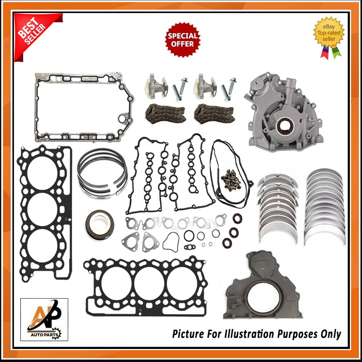 Engine Bearings and Rebuild Kit for Land Rover Velar 3.0 Diesel (2018–2023)