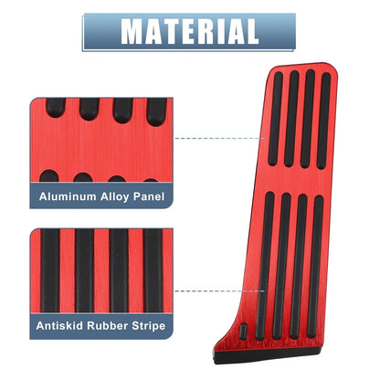 2 x Gas Pedal Brake Pad Covers for Lexus Accessories Red