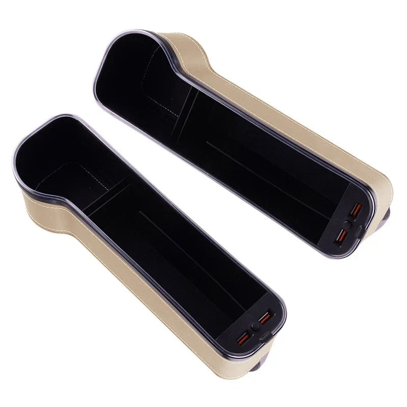 2 x Car Seat Storage Box Gap Organizer for Universal Fit ( Specified)