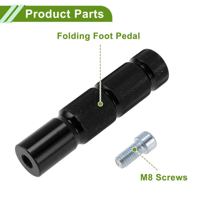 Motorcycle Foot Pegs for Honda Grom MSX125 Aluminum Alloy Black (2013-2023)