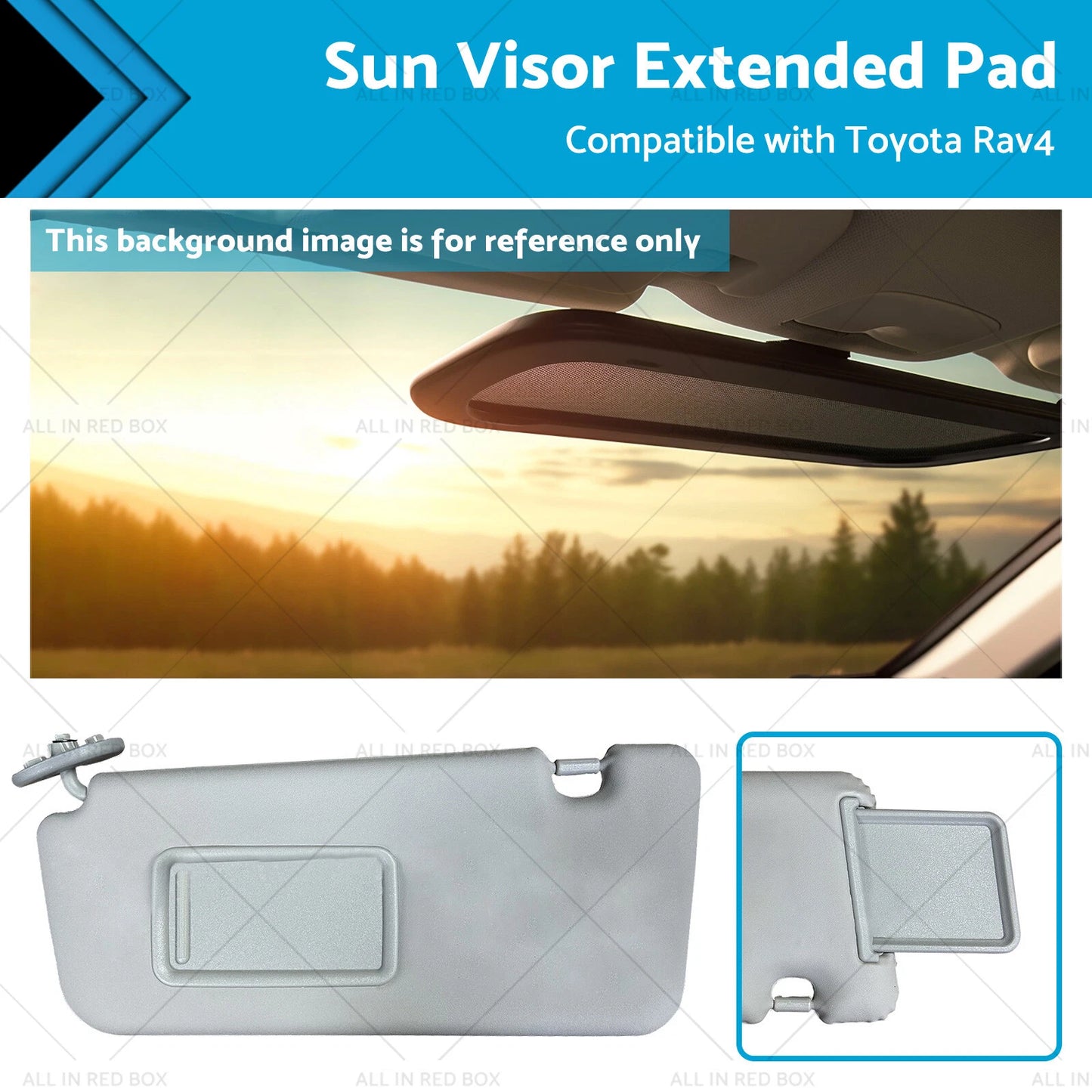 LH Sun Visor Pad for Toyota Rav4 (2004-2005)