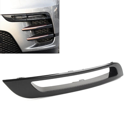 Black Front Bumper Fog Lamp Cover for Land Rover Range Rover Velar (2018-2021)