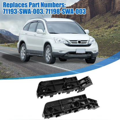 Front Bumper Bracket for Honda CR-V 2007 (2007) - Plastic Black, 2 x Items