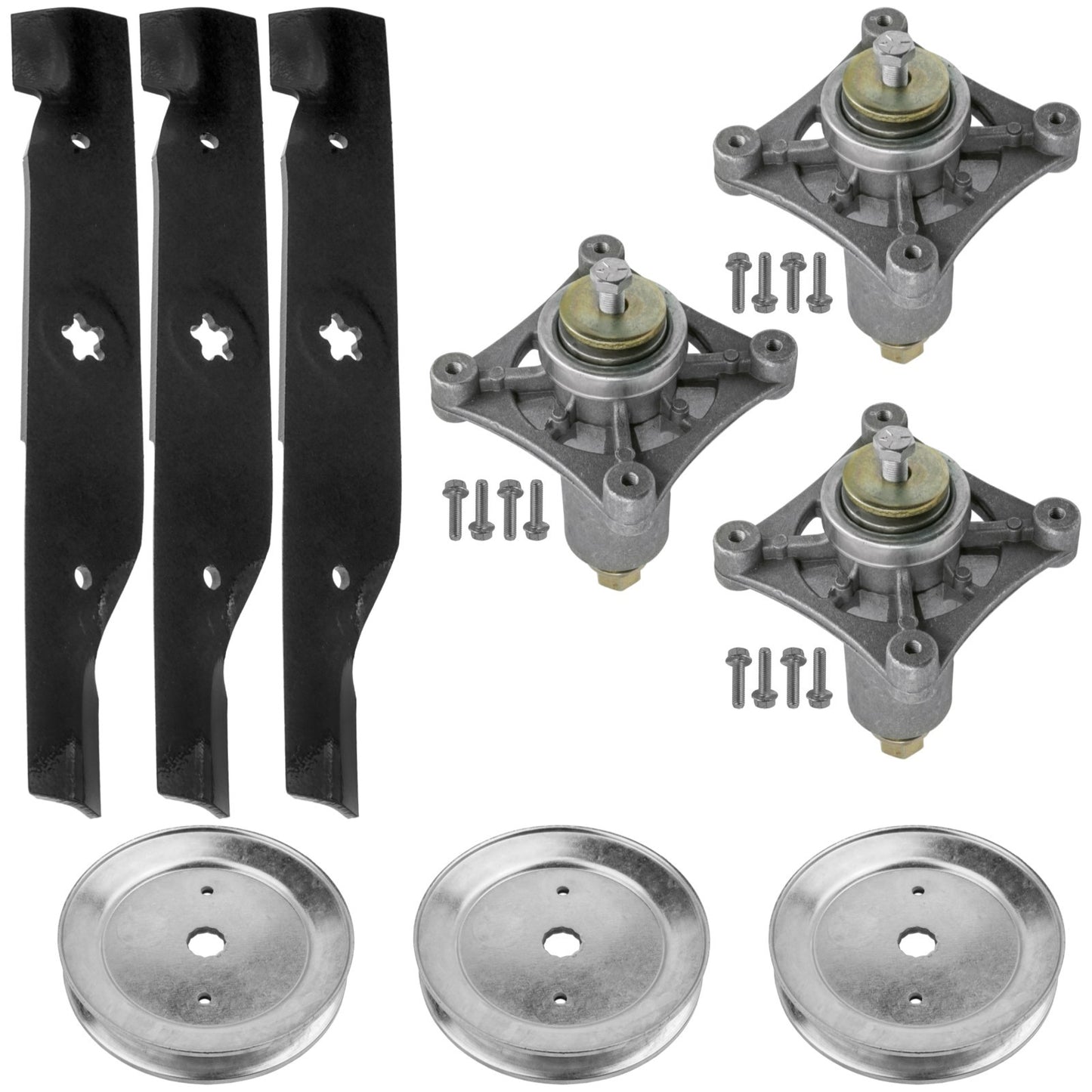 Deck Spindle Pulley Blade Replacement for Poulan 48 in (2005–2006)