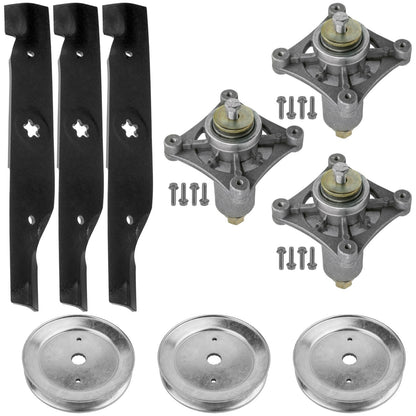 Deck Spindle Pulley Blade Replacement for Poulan 48 in (2005–2006)