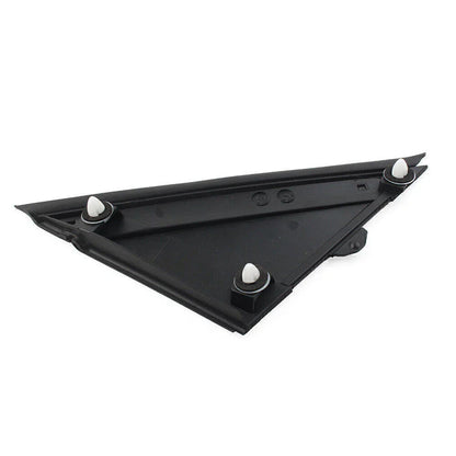 Glossy Black Door Mirror Flag Cover for Fiat 500 (2012-2019)