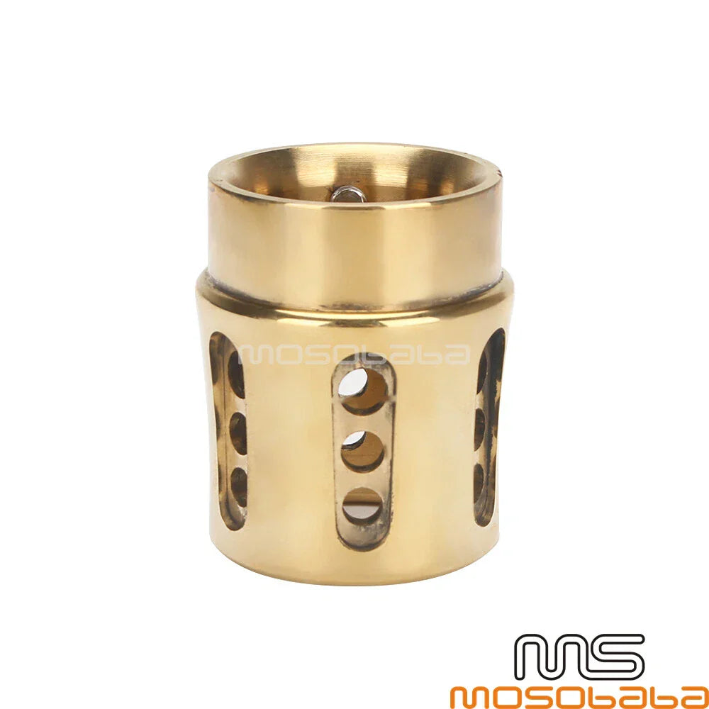 1.75" Brass Straight Cut Exhaust Pipe Tip for BMW Harley Ducati Chopper