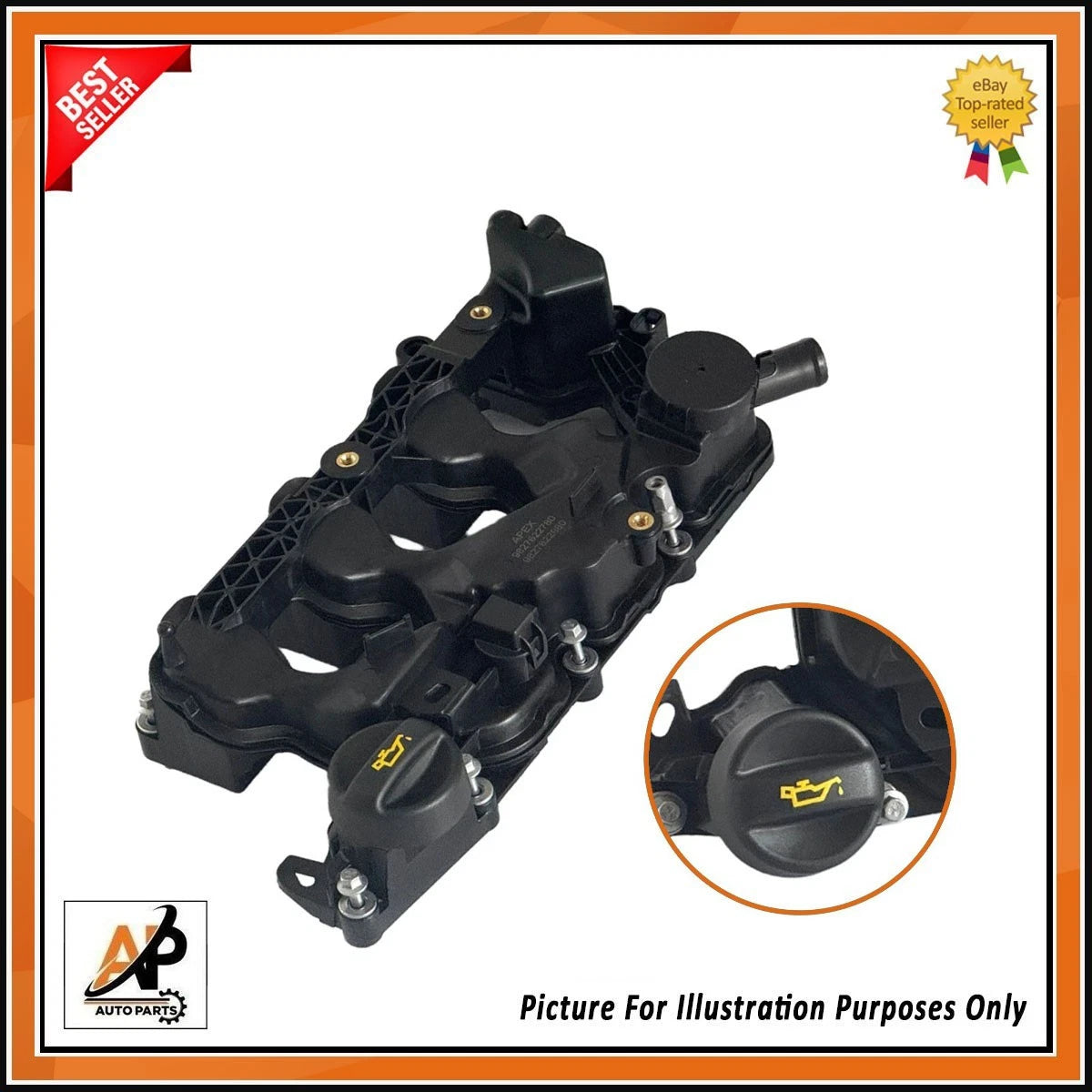 Engine Rocker Cover Replacement for Citroen Berlingo 1.5 BlueHDi (2016–2022)