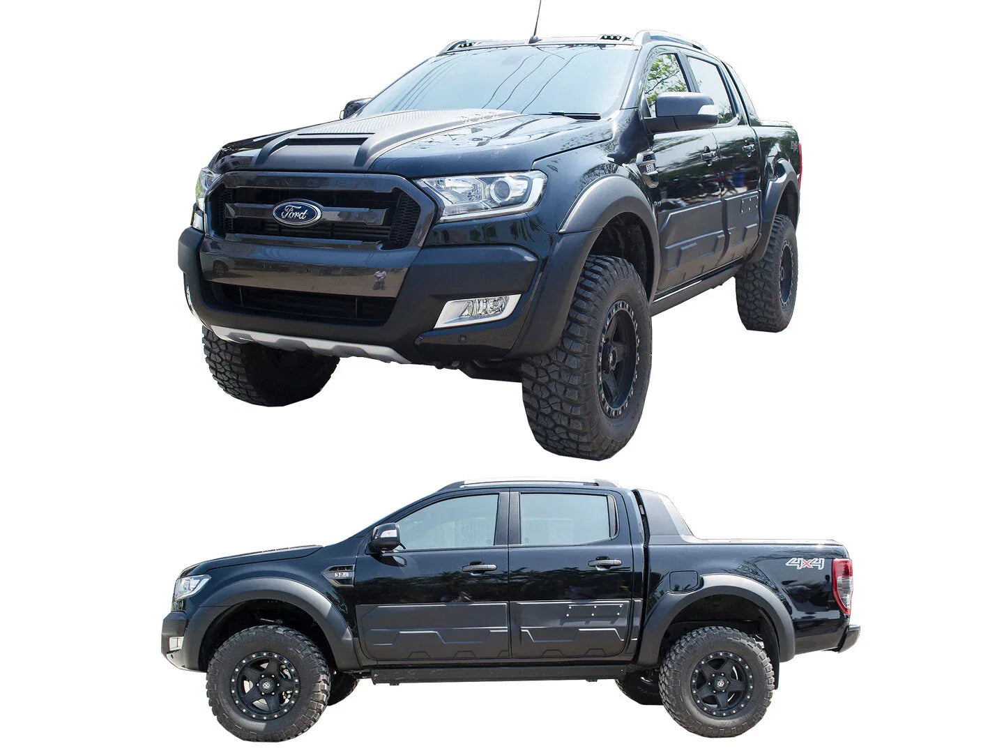 41W Fender Flares for Ford Ranger PX2 2015-2018 4 Door Dual Cab