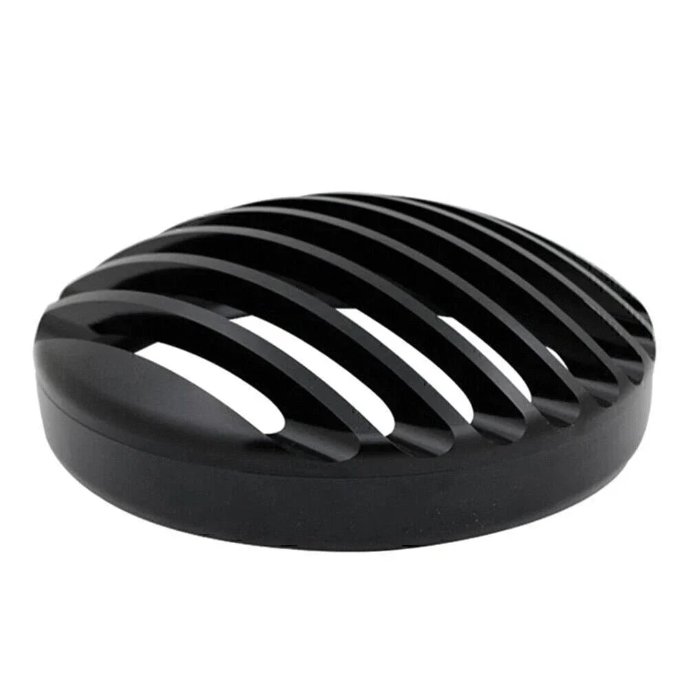 CNC Shallow Cut Headlight Grill Cover for Bobber Motorcycles