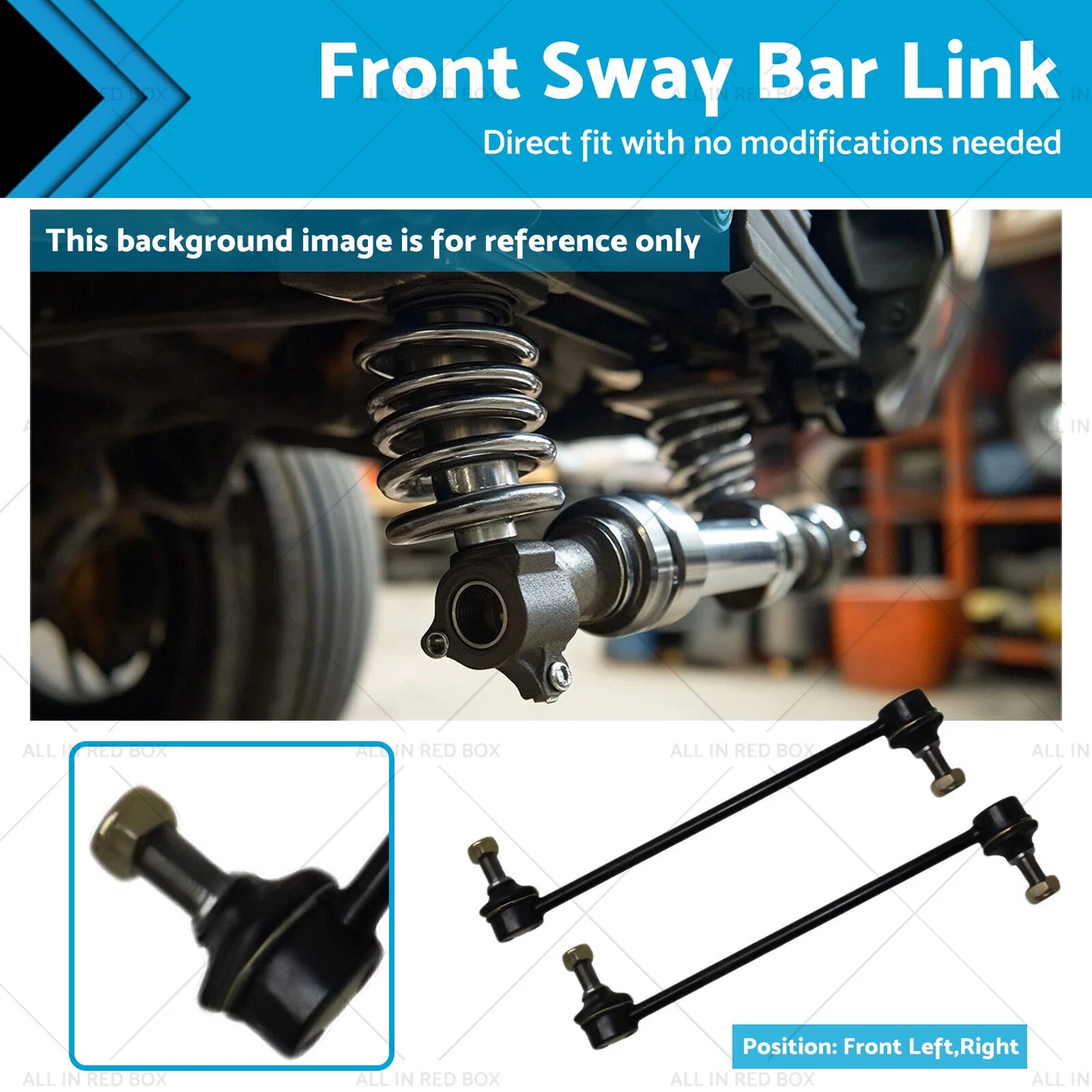 Pair Front Left & Right Sway Bar Links for Mazda 6 GG GH (2003-2012)