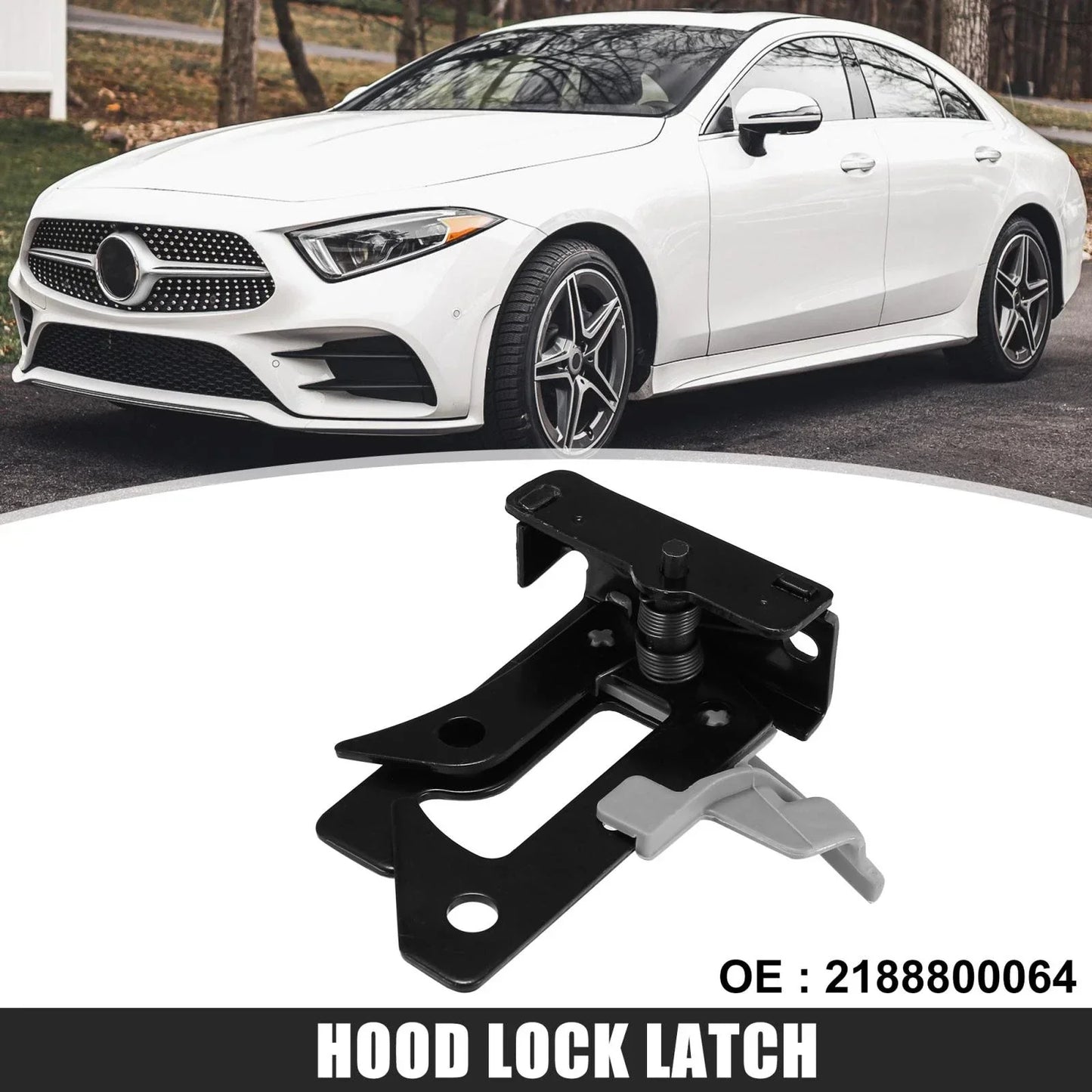 Hood Lock Latch for Mercedes-Benz C300 CLS400 C63 AMG S (2015-2017)