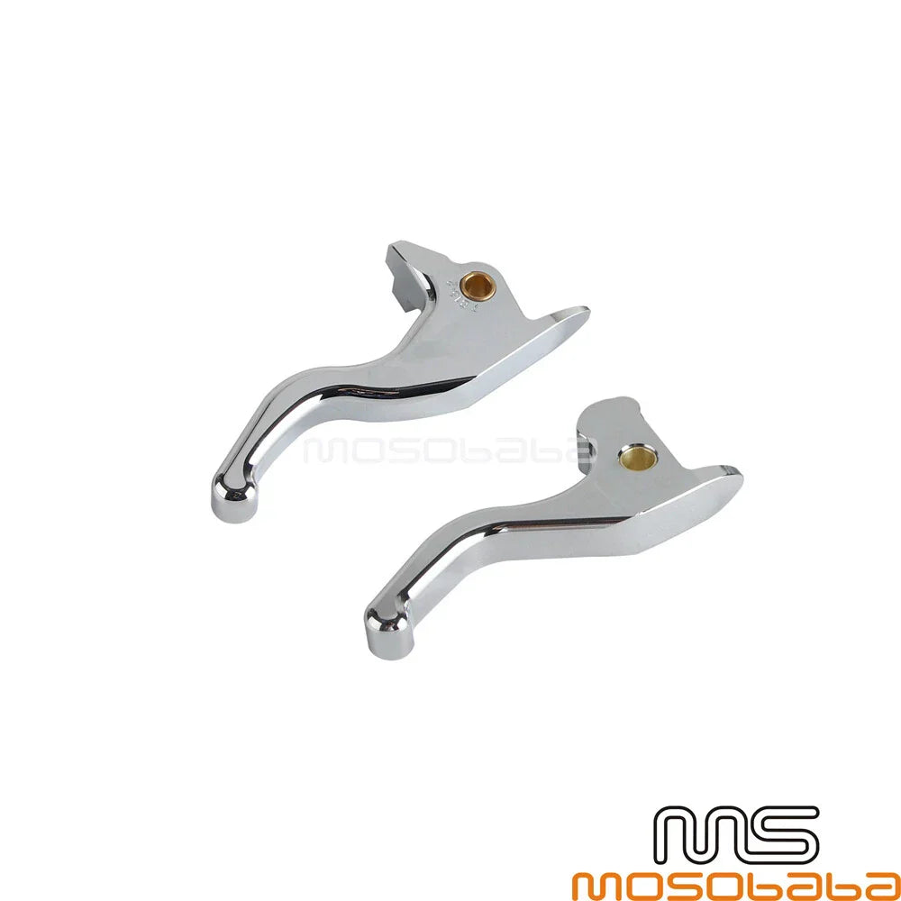 Chrome Clutch & Brake Hand Levers for Harley Softail Slim S FLSS (16)