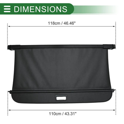 Retractable Cargo Cover for Mercedes-Benz B-Class W245 (2008-2011)