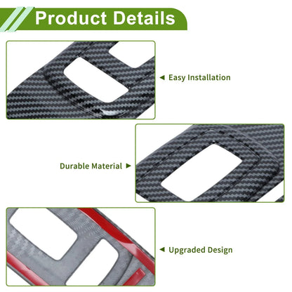 2 x Window Switch Bezel Covers for Dodge Challenger (2015-2023)