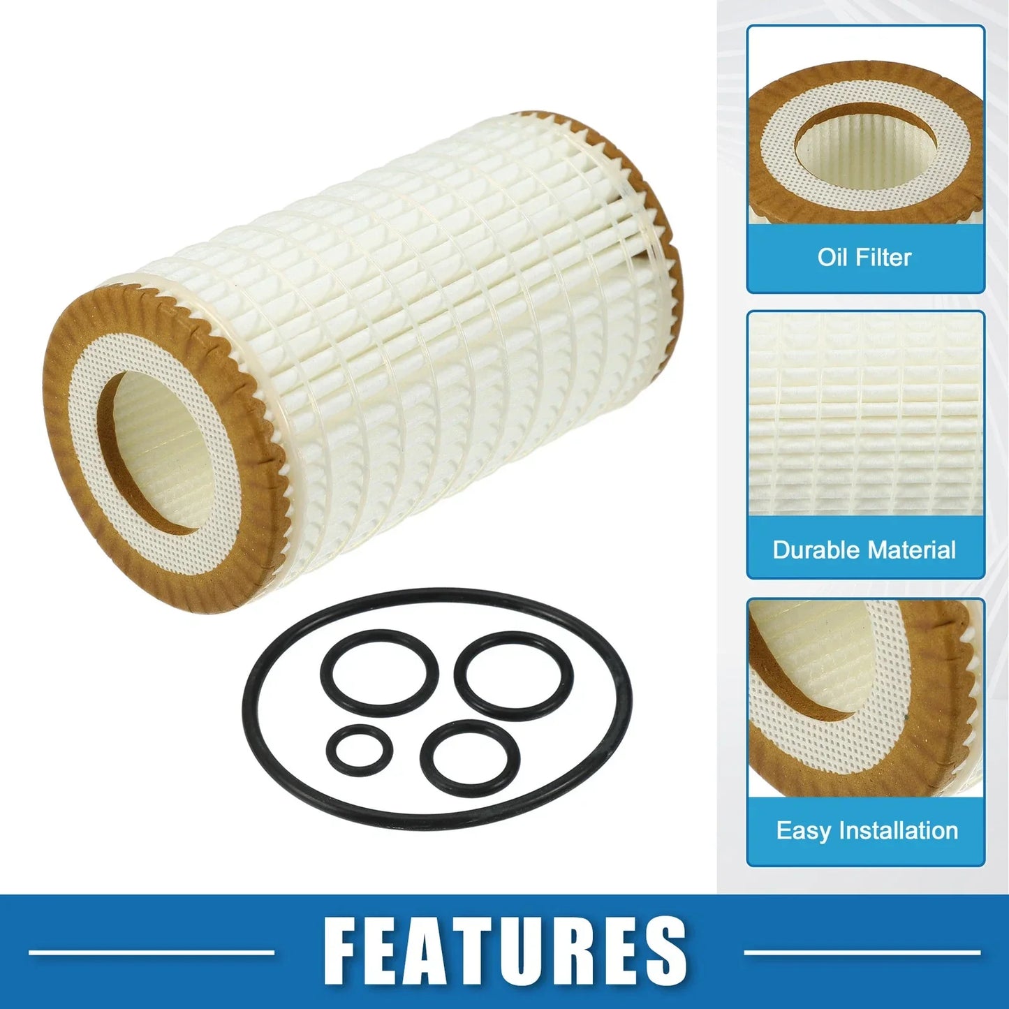 Engine Oil Filter Set for Mercedes (A0001802609, A0001802309)