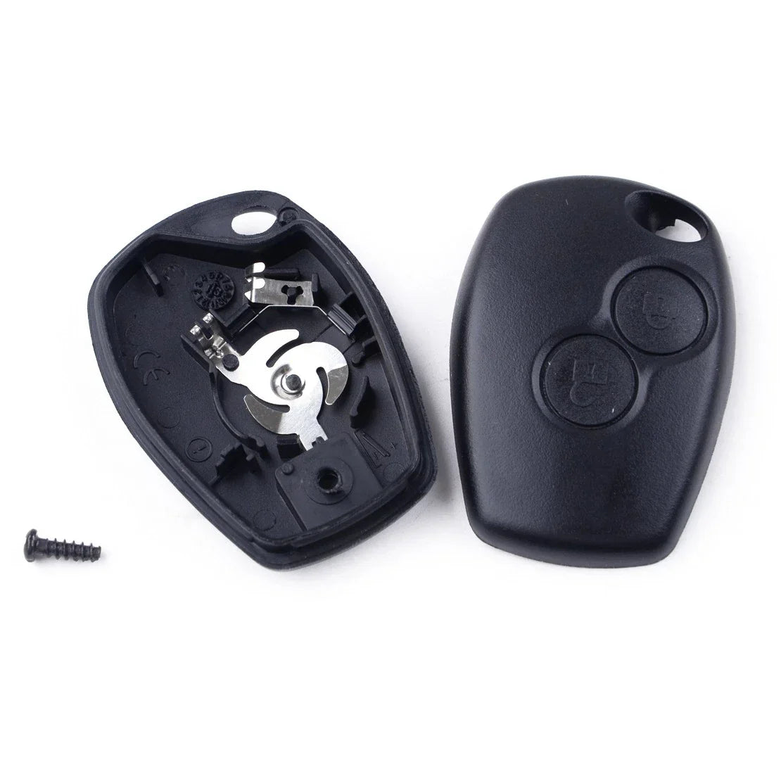 Plastic Keyring for Renault Dacia Duster, Logan, Sandero, Nissan (2010-2023)