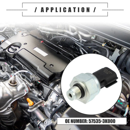 Engine Oil Pressure Sensor for Hyundai (57535-3K000) - Black Silver Tone