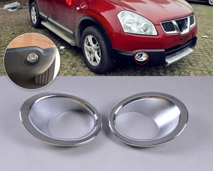 2 x Front Fog Light Covers for Nissan Qashqai (2012)