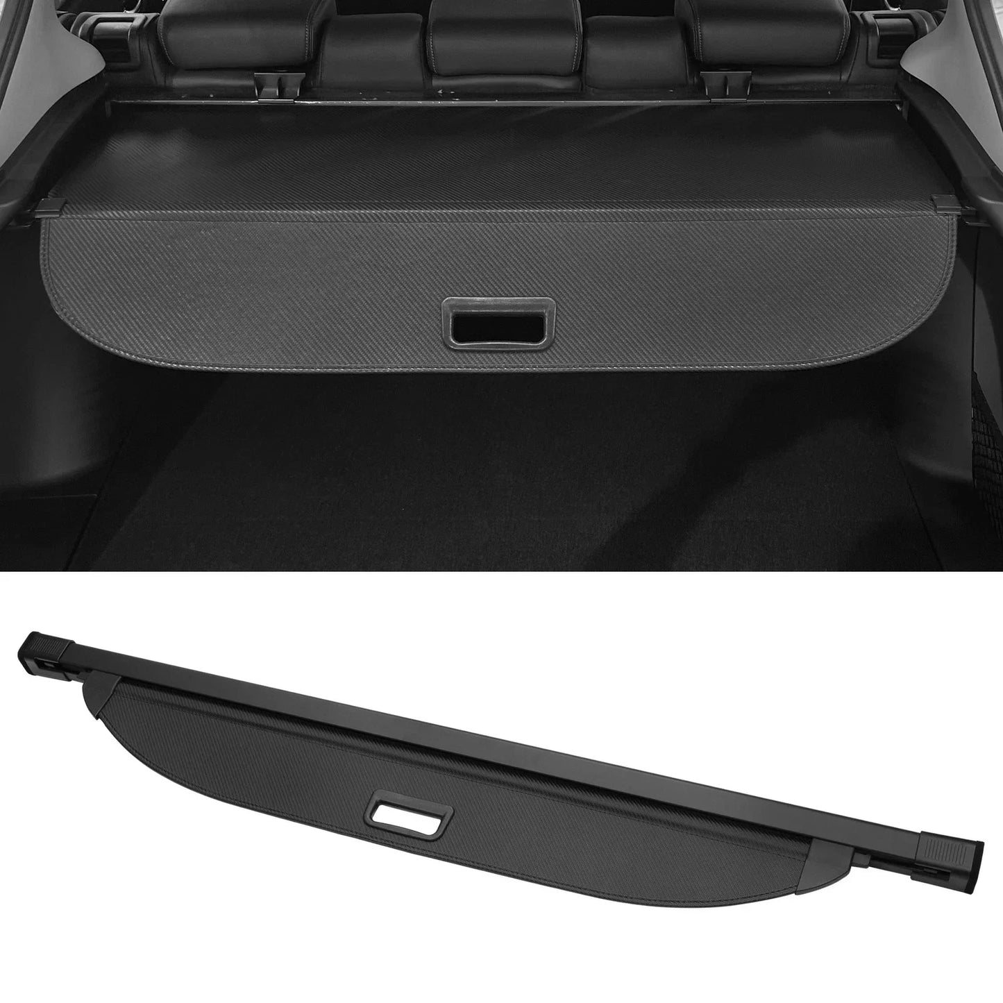 Retractable Cargo Cover for Hyundai Santa Fe 2019-2023 Black Carbon Fiber