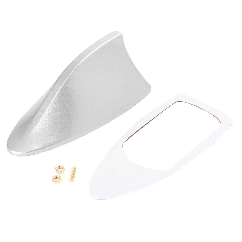 Shark Fin Roof Antenna Radio Receiver for Universal Car - Silver