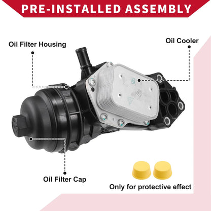 Oil Filter Housing with Seals for Mercedes-Benz CLA250 GLB250 (2014-2023)
