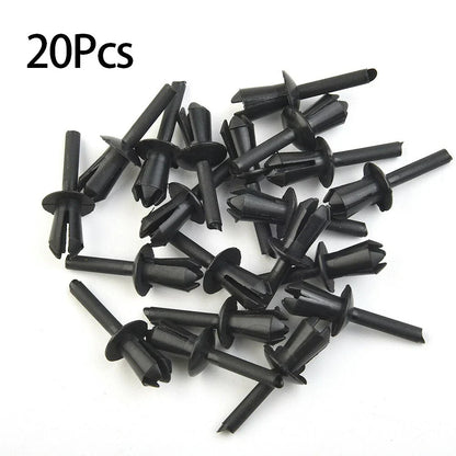 20x Black Rivet Clip Fender Retainer for E12 E28 E30 E34 E36 E39 E46 E60 E6