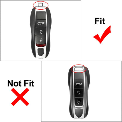 3 x Button Remote Key Fob Case Shell for Porsche Carrera 911 (2012-2019)