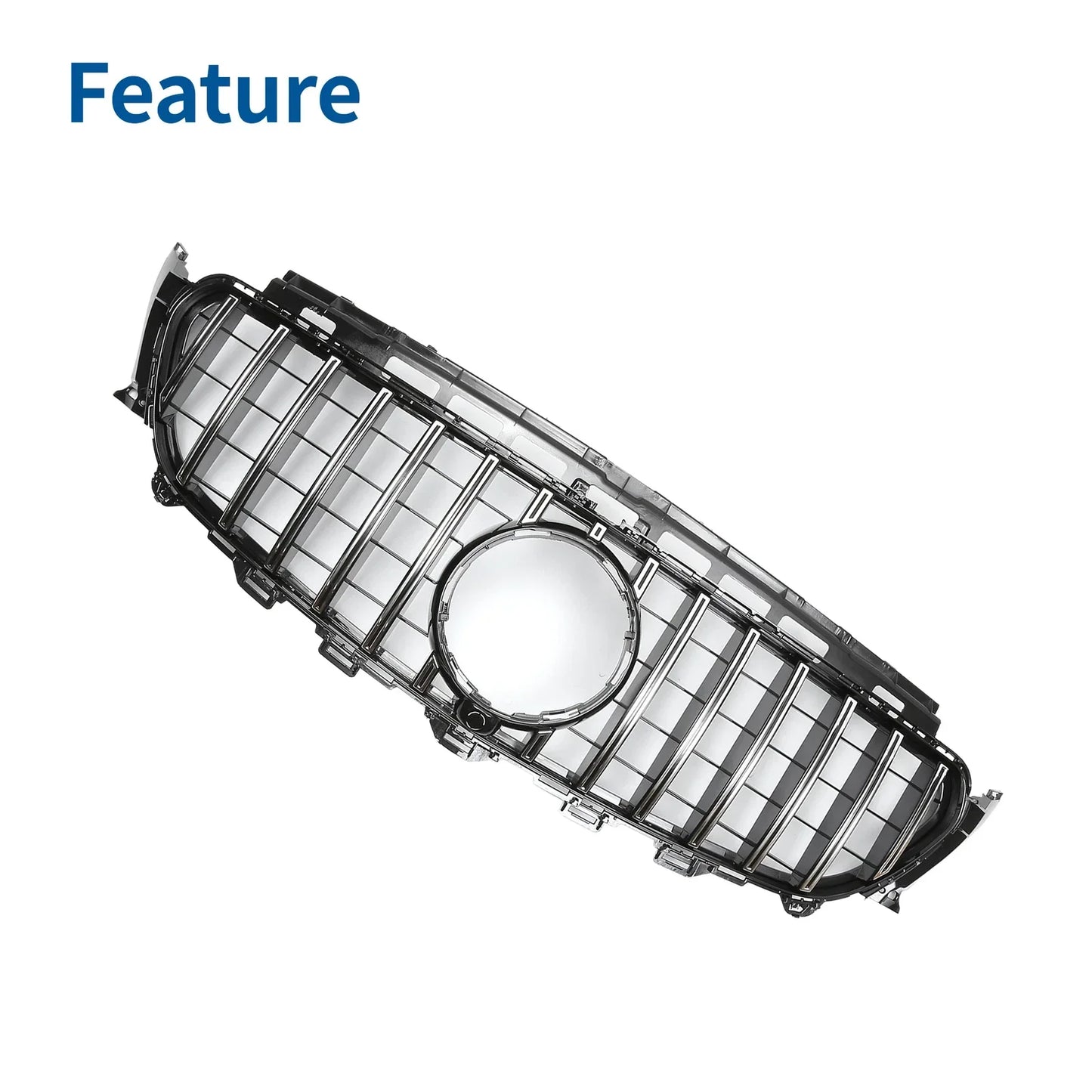 Front Upper Bumper Grille for Mercedes-Benz E200 (2016-2020)