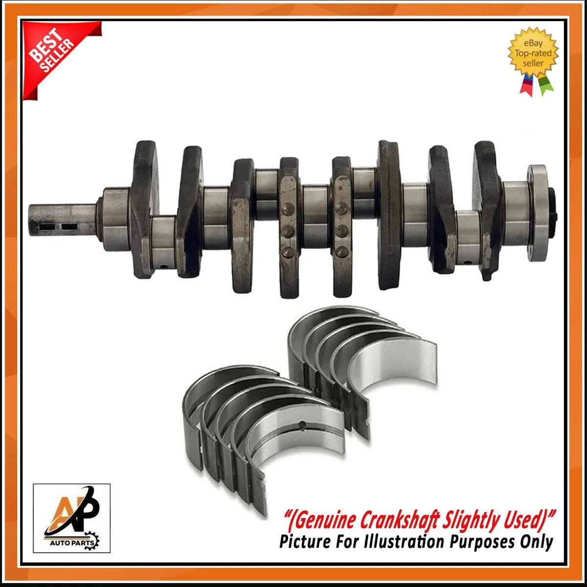 Genuine Crankshaft with Bearings for Peugeot Boxer 2.2 BlueHDi (2014–2020)