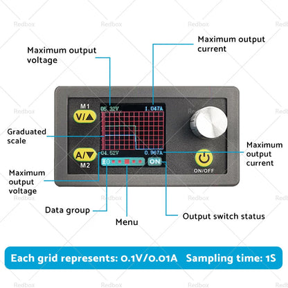 Adjustable Regulated Power Supply Buck Boost Converter DC 36V 5A for AU