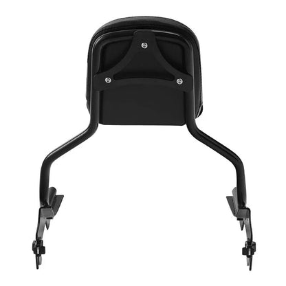 Black Sissy Bar Backrest Docking Hardware for Harley Fat Boy Breakout (18-25)