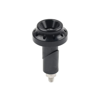 Black Motorcycle 7/8'' 1'' Handlebar Grips & End Cap Plug