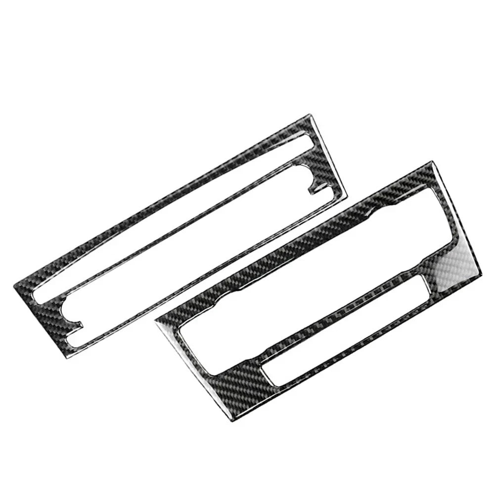 Carbon Fiber CD & AC Panel Cover Trim for BMW 3 Series E90 E92 E93 (2005-2012)