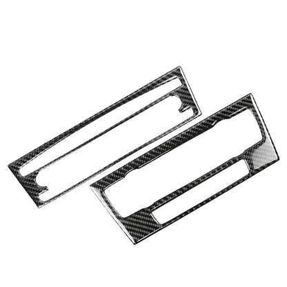 Carbon Fiber CD & AC Panel Cover Trim for BMW 3 Series E90 E92 E93 (2005-2012)