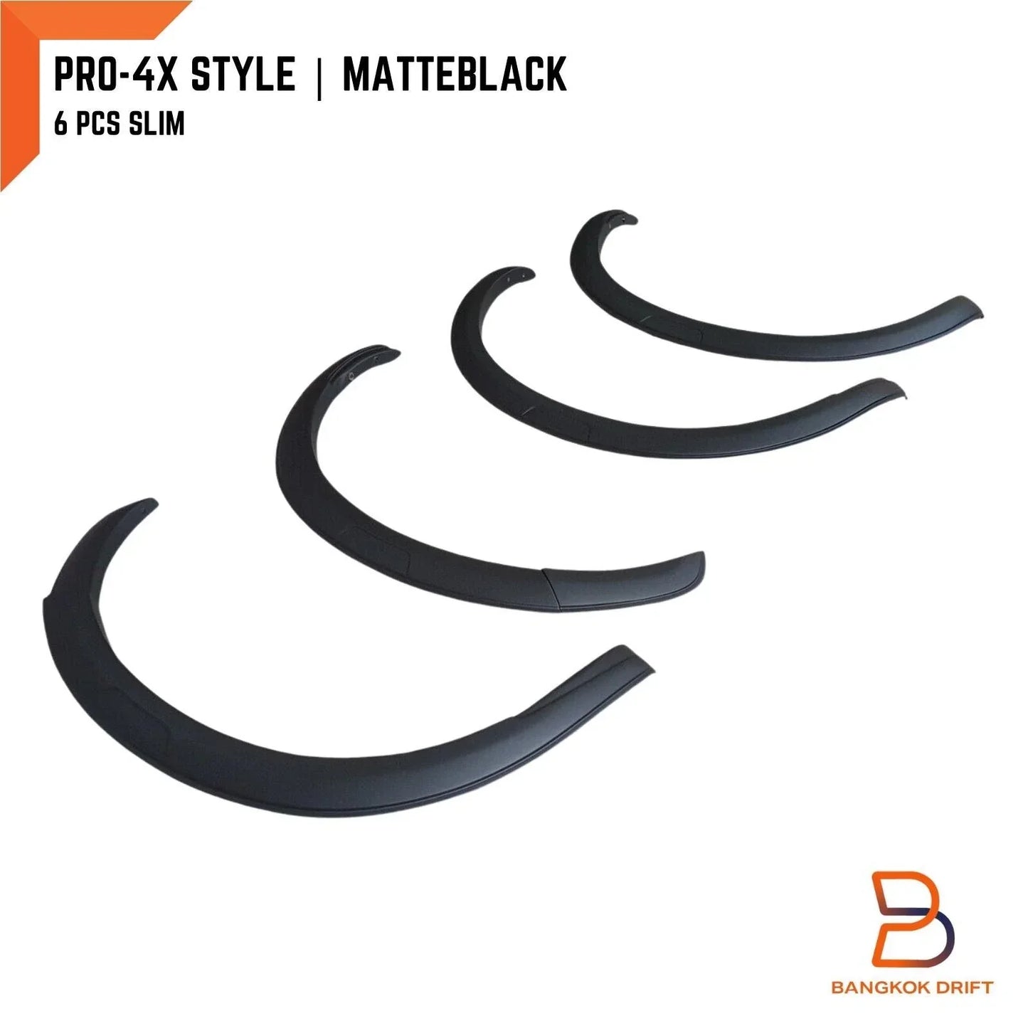 Matte Black Ute Guard Fender Flares for Nissan Navara D23 (2021-2024)