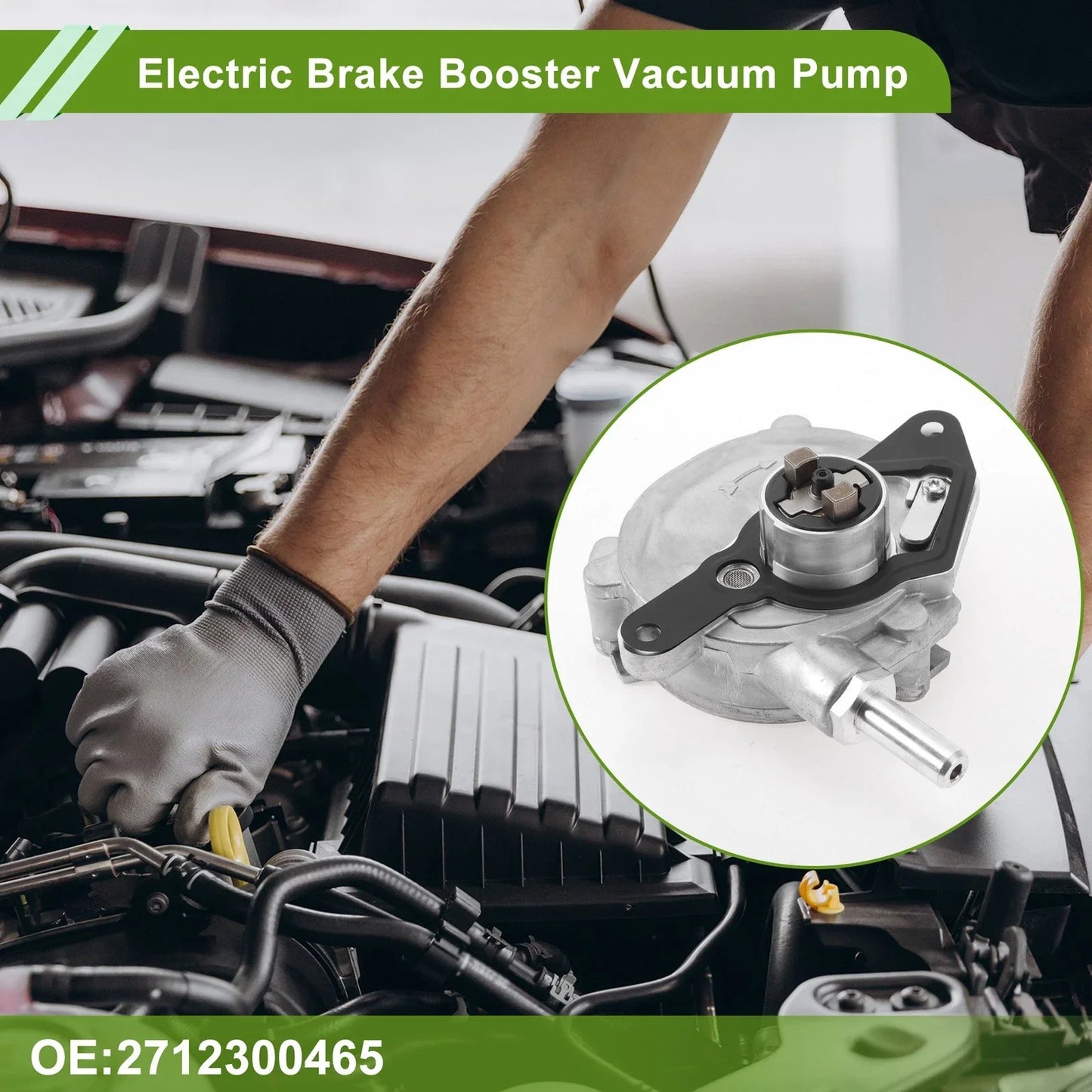 Brake Vacuum Pump for Mercedes-Benz CLK200 (2002-2008) 1 x Unit