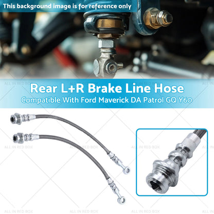 Brake Line Hose Rear LH+RH for Nissan Patrol GQ 4.2L TD42 TB42S (1988-1999)