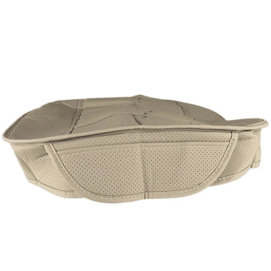 Beige PU Car Front Seat Mat Cushion