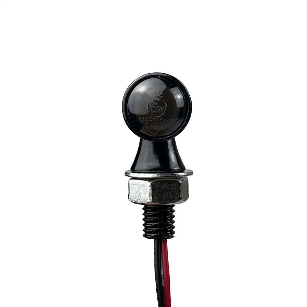 Universal Amber Turn Signal Light for Motorcycle Dirt Bike 12V