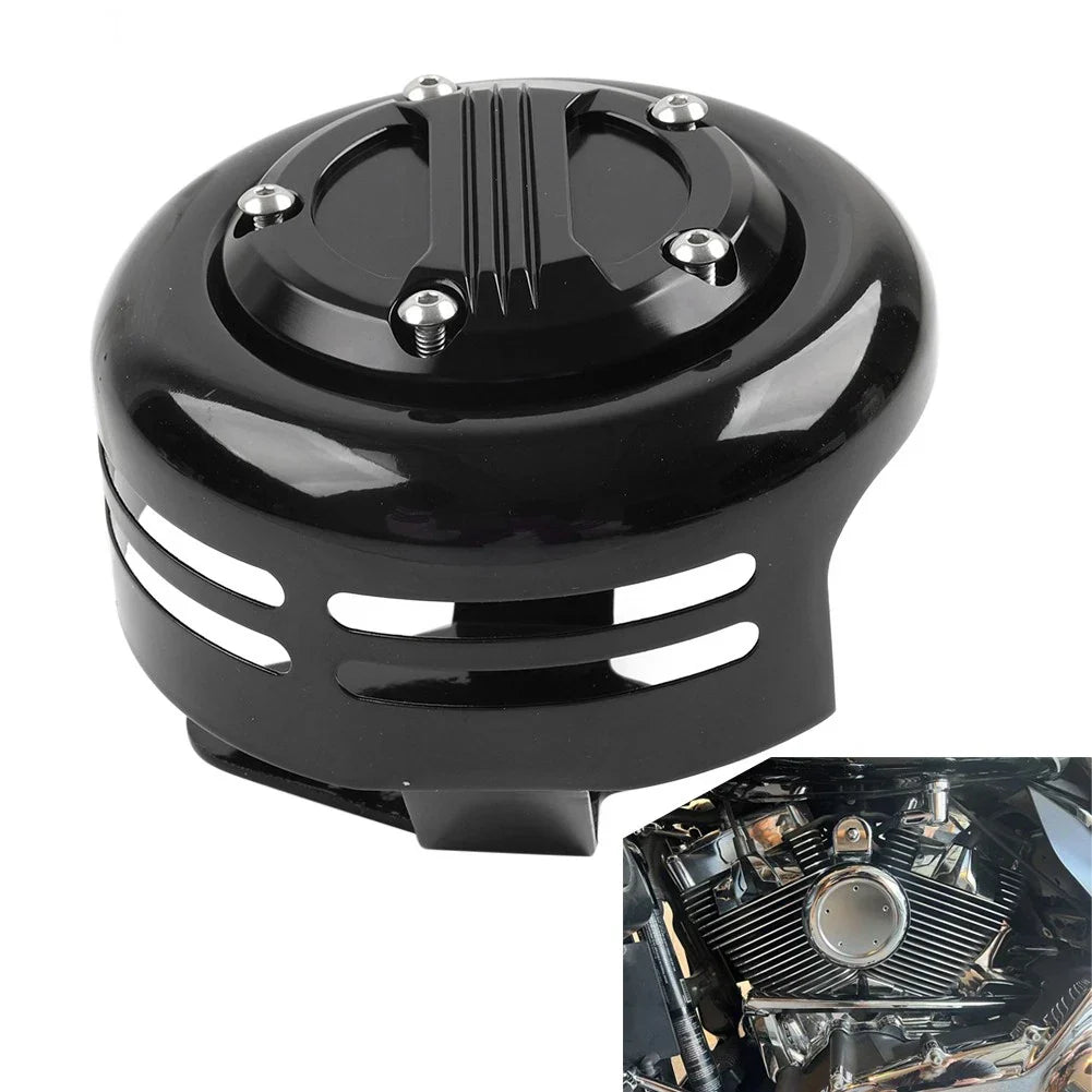 5 Hole Horn Cover Kit for Harley Big Twin Sportster XL (1991-2023) Black