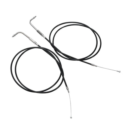 Throttle Cables 63in 160cm for Harley Sportster XL883 XL1200 Super Low Custom