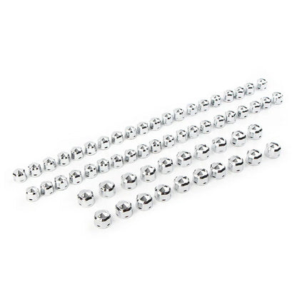 Chrome Engine Bolt Caps Cover for Harley Touring Road Street King Glide Softail (2009-2023)