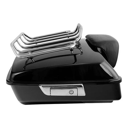 Black Chopped Trunk Backrest for Harley CVO Road Glide (2014-2025)