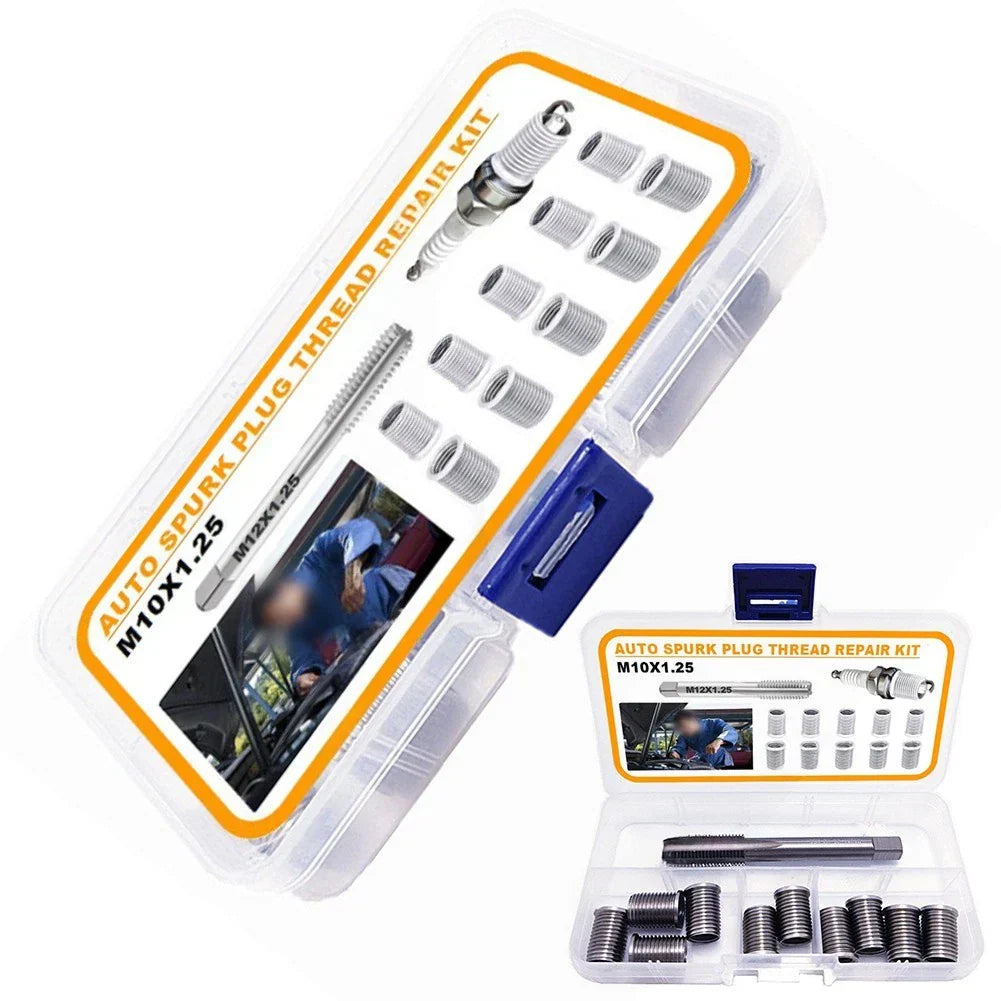 11pcs Thread Hole Repair Kit M10X1.25 Tap for Engine and Generator Spark Repair