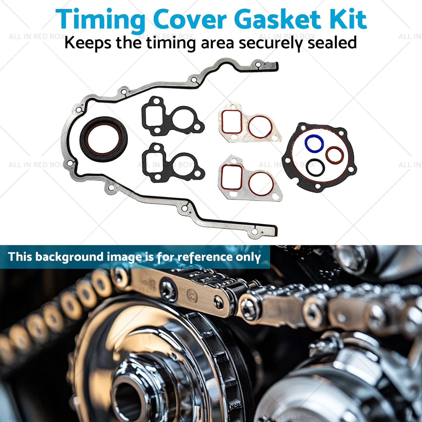 Timing Cover Gasket for Holden Commodore HSV LS1 LS2 LS3 L98 L76 V8 (2001-2023)