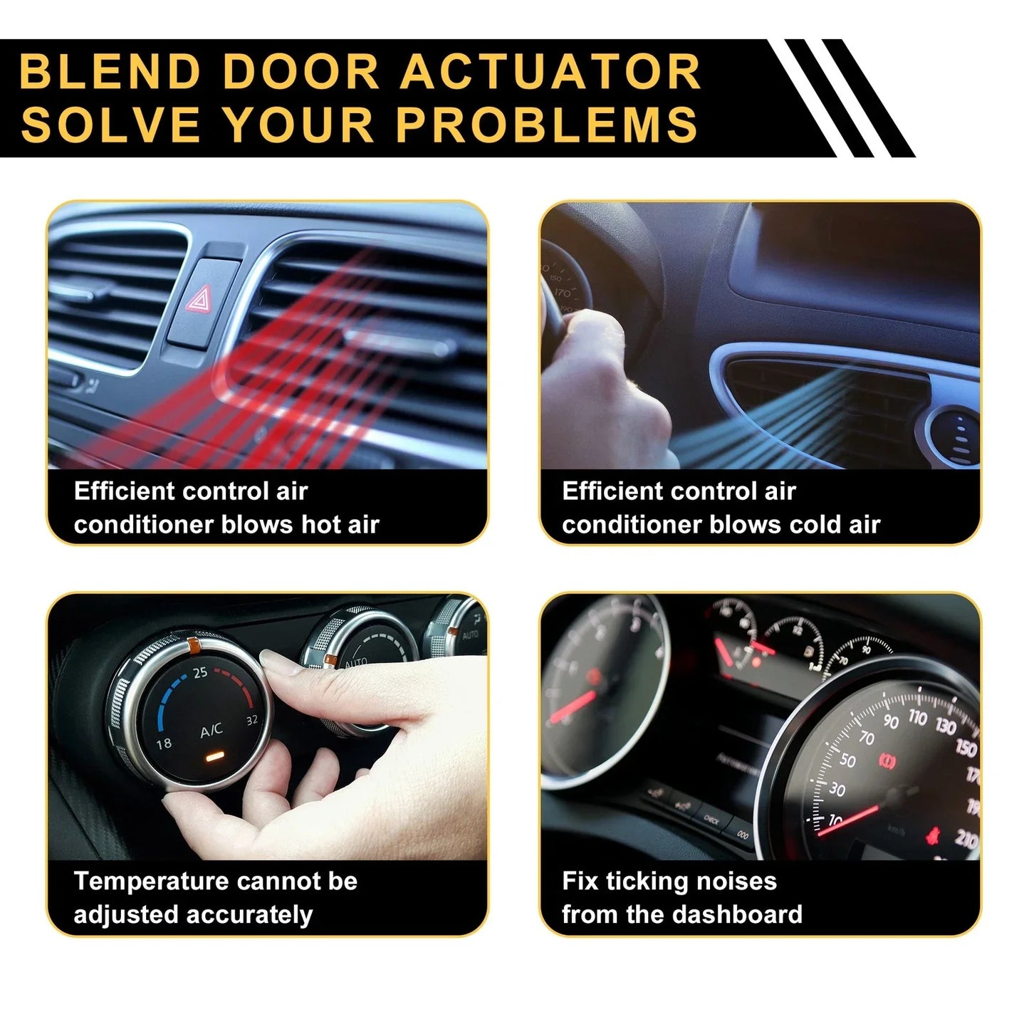 HVAC Heater Blend Door Actuator for Chrysler Grand Voyager (2000)