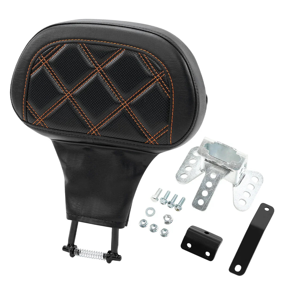 Black Rider Driver Backrest for Harley Touring CVO Street Road Glide (1988-2023)