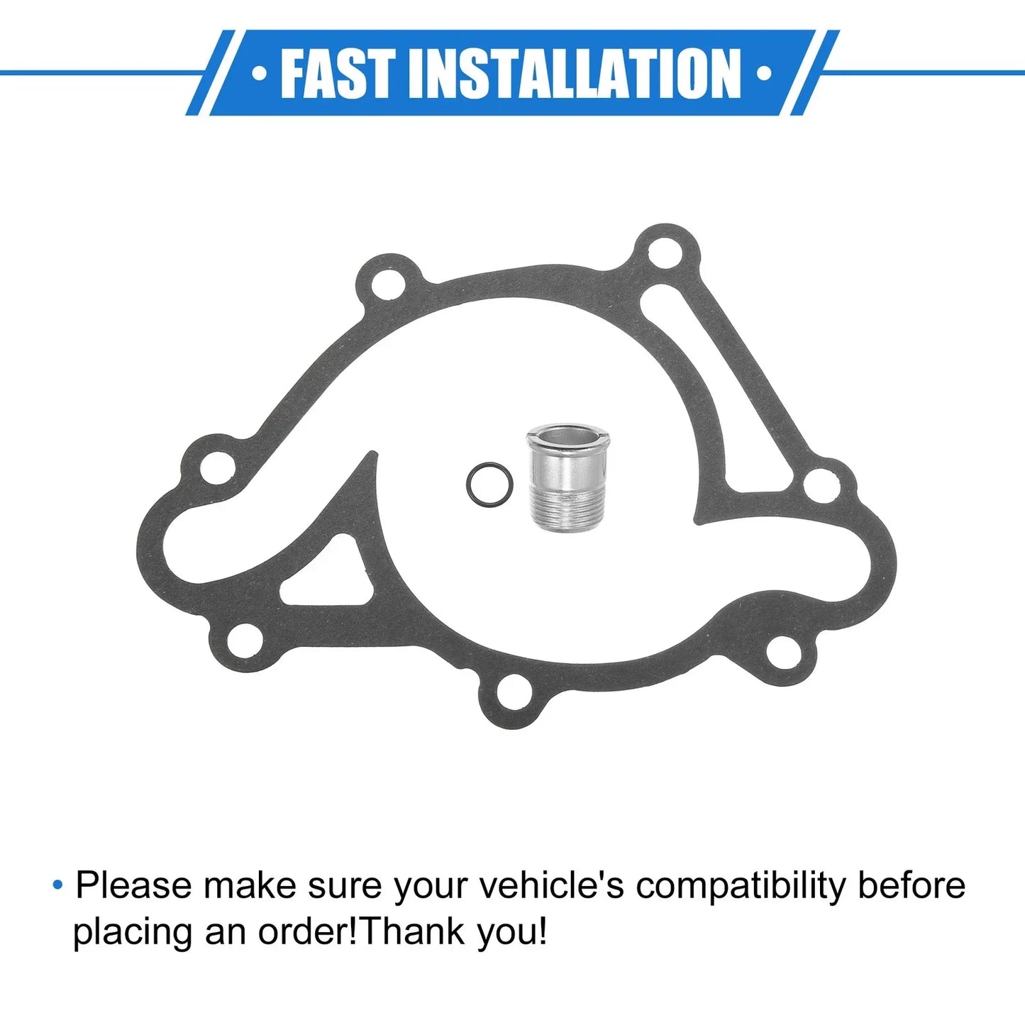 Engine Water Pump Cooling Inverter for Dodge Ram (1994-2003) with Gasket